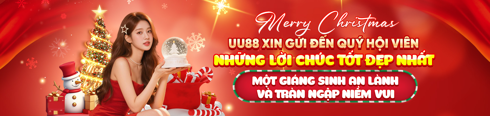 UU88 kính chúc hội viên một mùa giáng sinh an lành